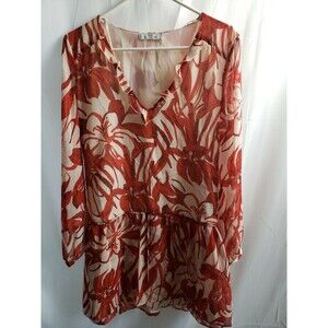 New MANGO MNG SUIT COLLECTION  Women's Dress Bombon Floral Lined Blouse Size 6